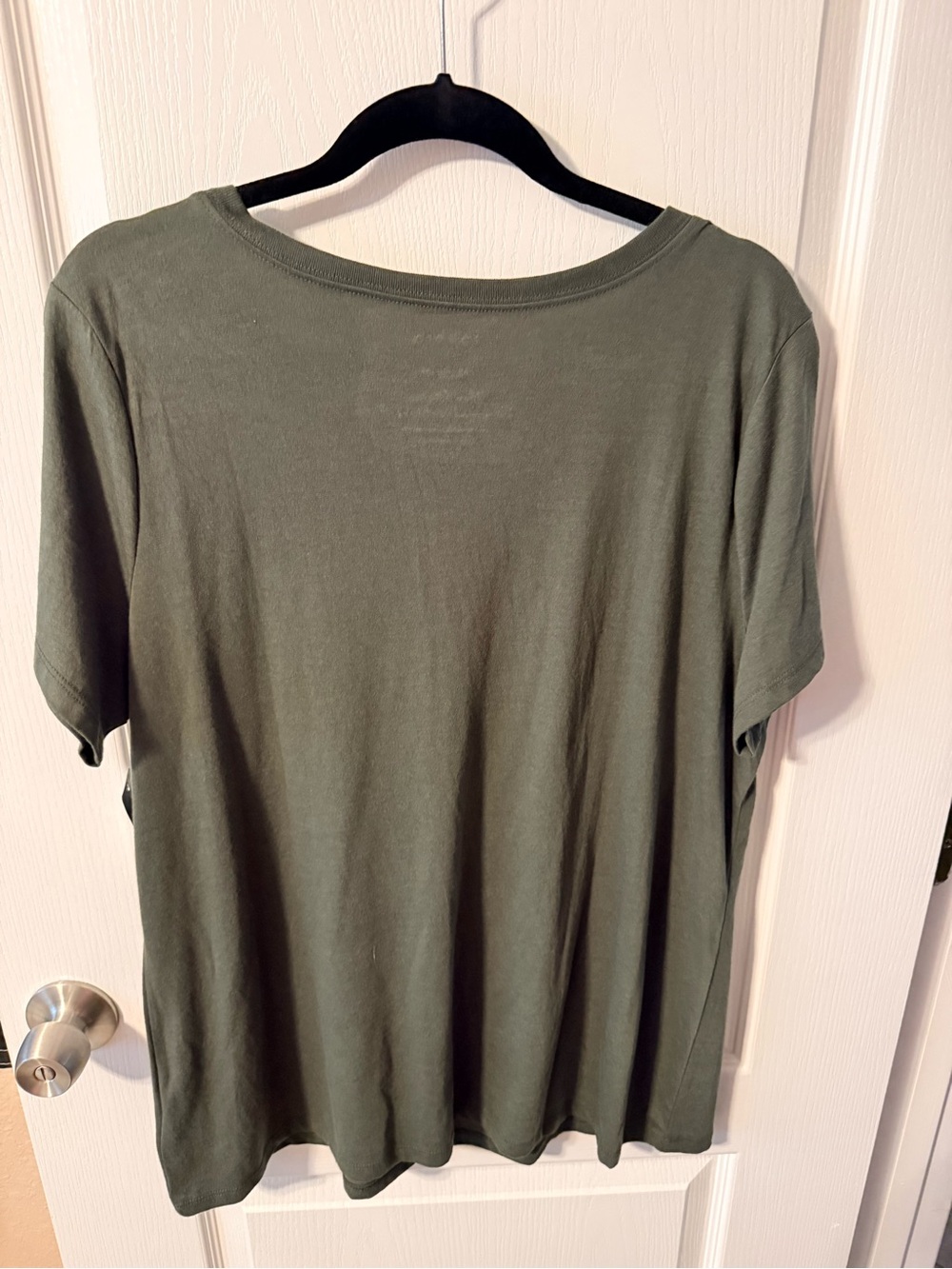 NWT Torrid Olive Green Everyday Signature Jersey Crew Tee - Picture 2 of 4